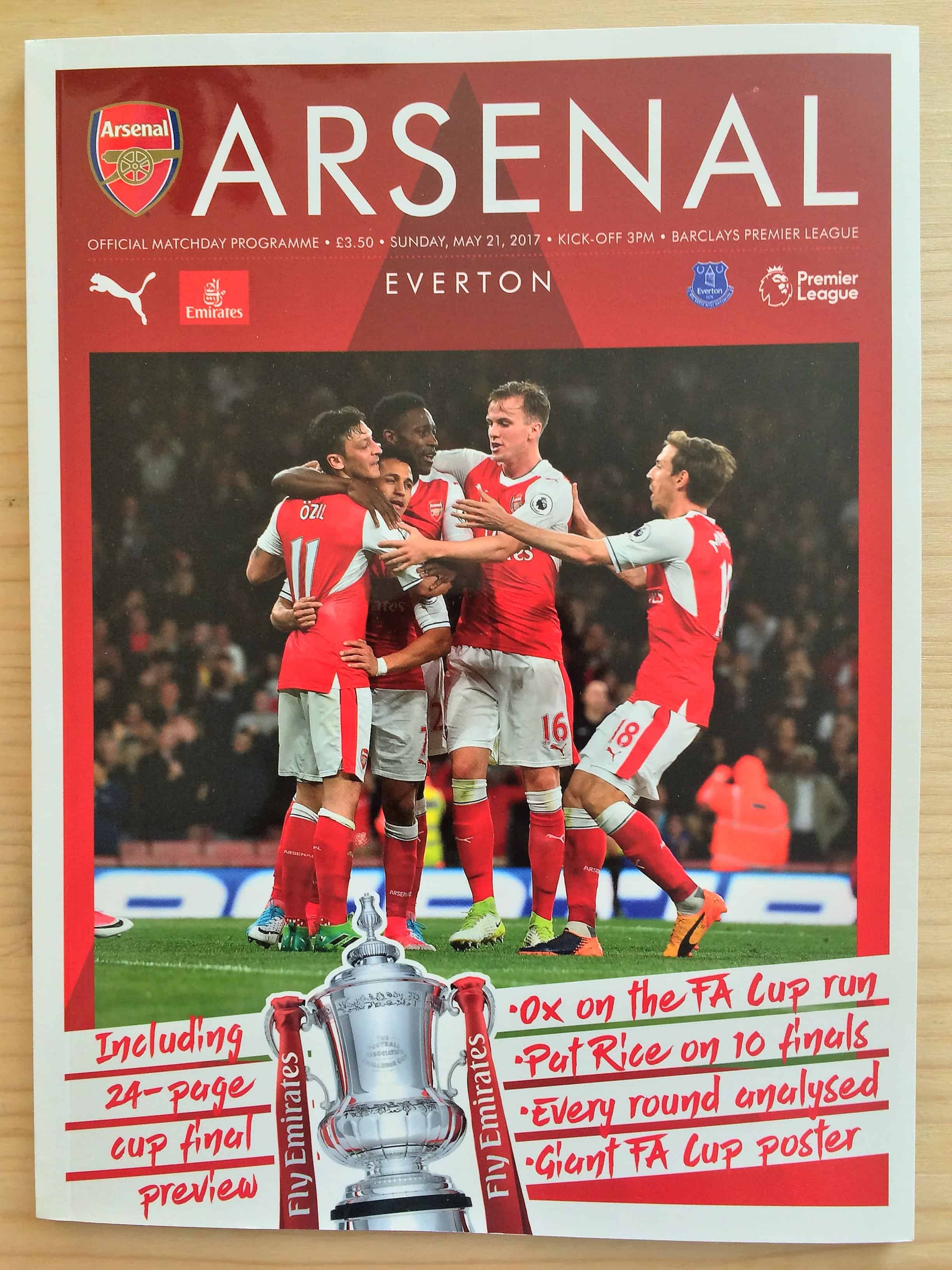 Arsenal FC v Everton FC